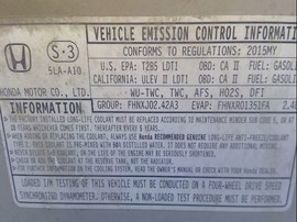 2015 HONDA CR-V, SILVER, EX, 2.4L, AWD,  A25105
